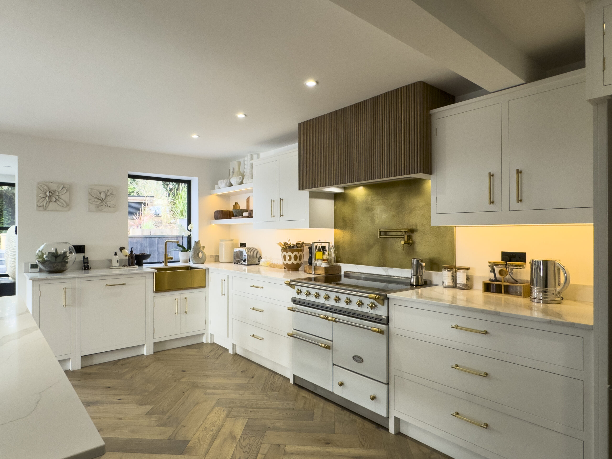 A fully bespoke fitted kitchen